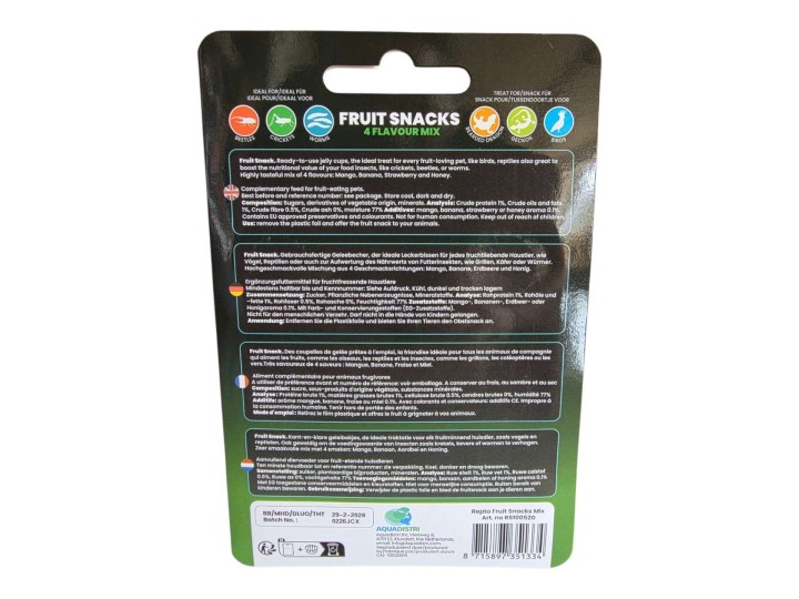 Fruit Snacks Repto (Pack 8x15g) : Friandises aux Fruits 🍉 | Antandpod